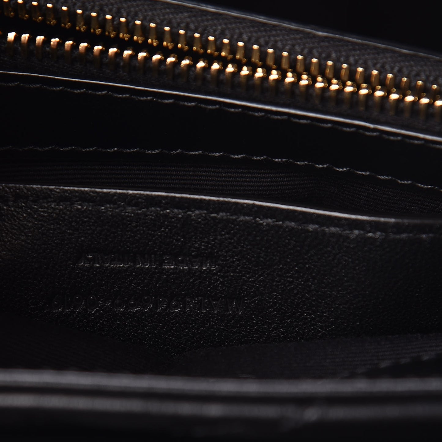 Calfskin Y Quilted Monogram Small Loulou Chain Satchel Black