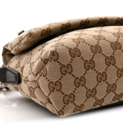 Gucci Monogram Web Small Crossbody Bag Beige Ebony 9 of 10