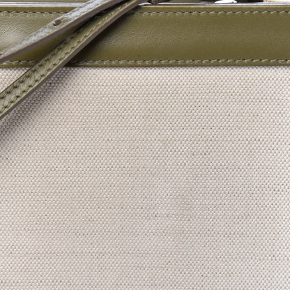 Balenciaga Cotton Canvas Pochette Crossbody Bag Vert Militaire 20 of 21