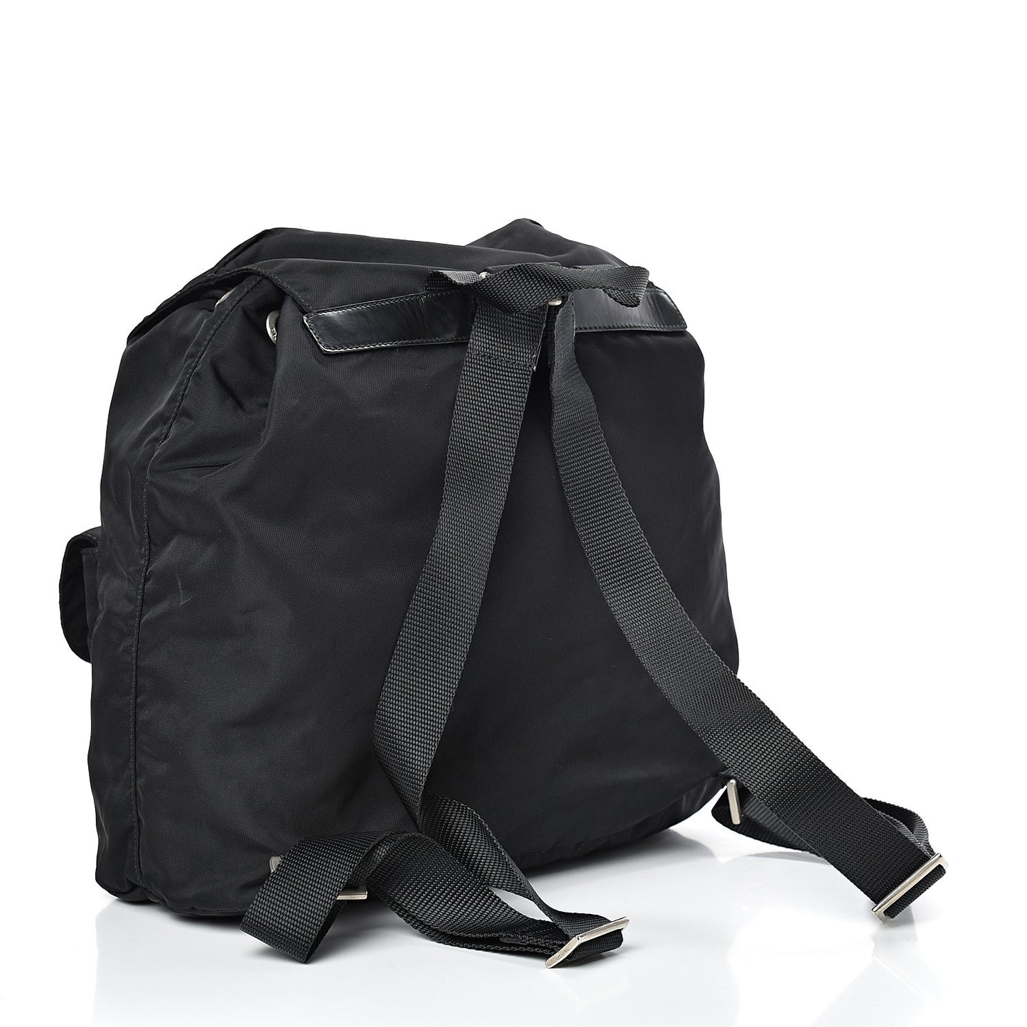 Nylon Vela Medium Backpack Black