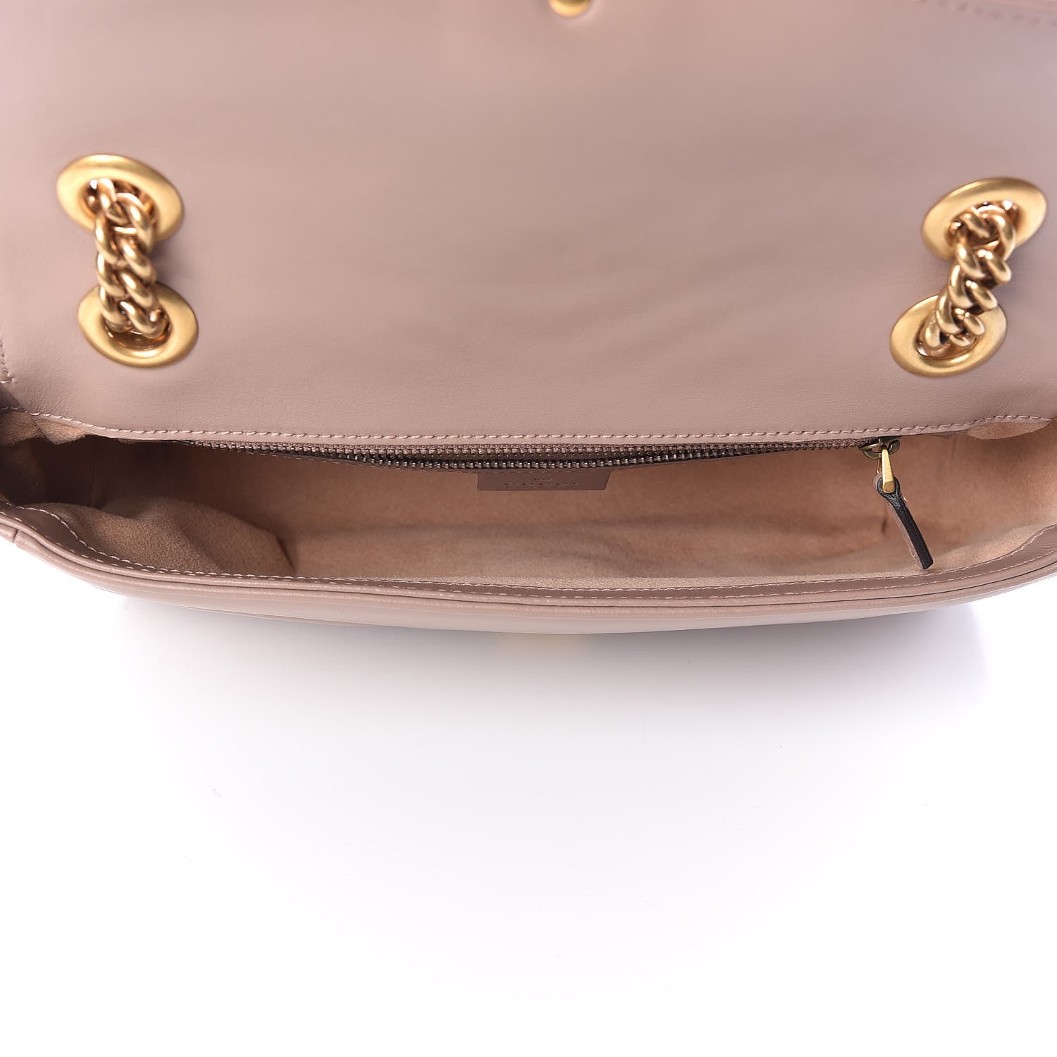 Gucci Calfskin Matelasse Small GG Marmont Shoulder Bag Porcelain Rose 7 of 9