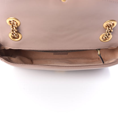 Gucci Calfskin Matelasse Small GG Marmont Shoulder Bag Porcelain Rose 7 of 9