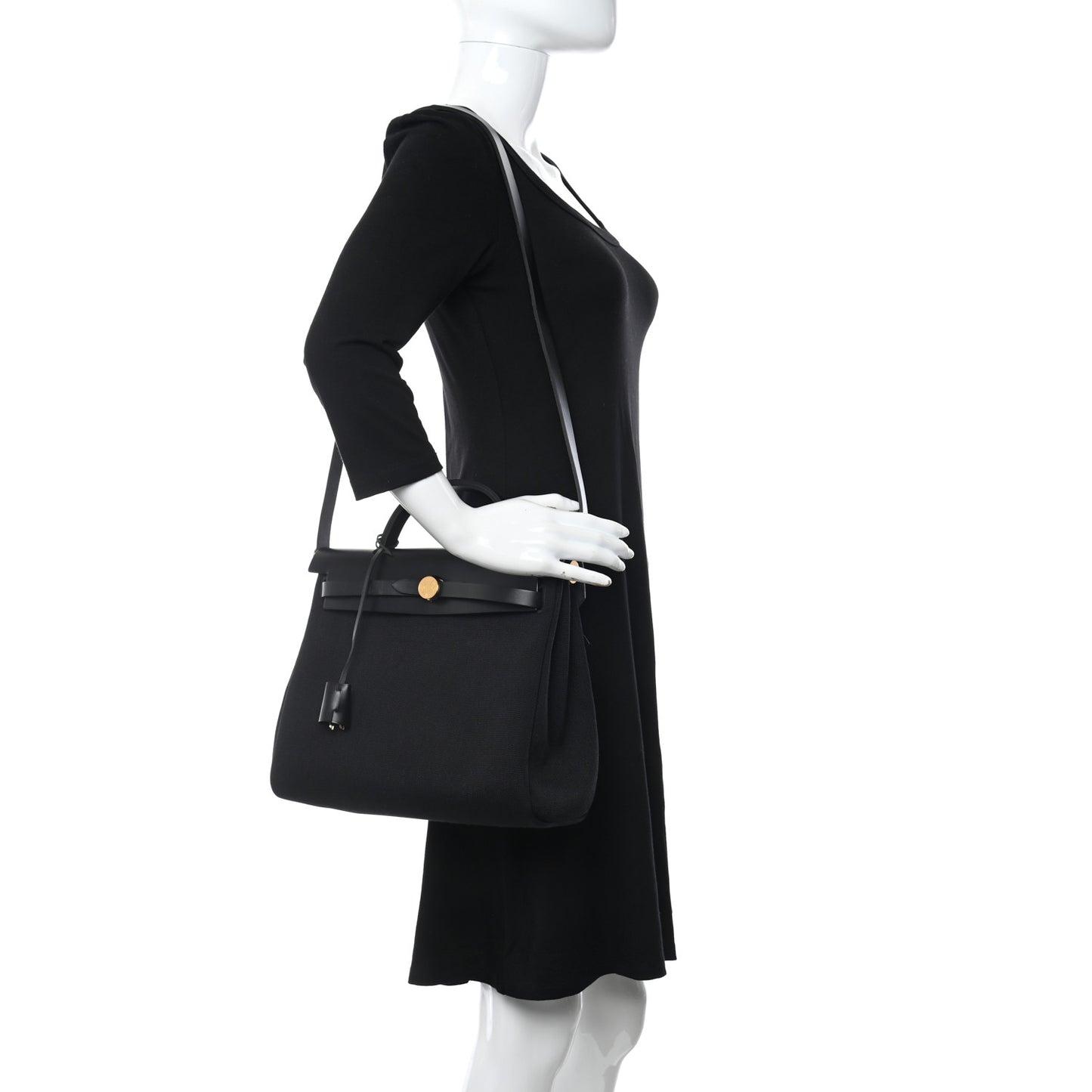 Toile Vache Calfskin Herbag 39 MM Black