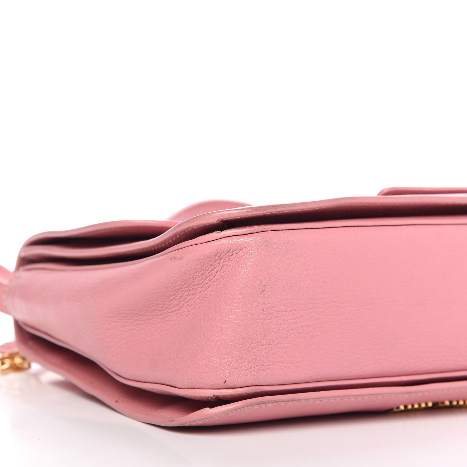 Miu Miu Goatskin Madras Shoulder Bag Rosa 6 of 12