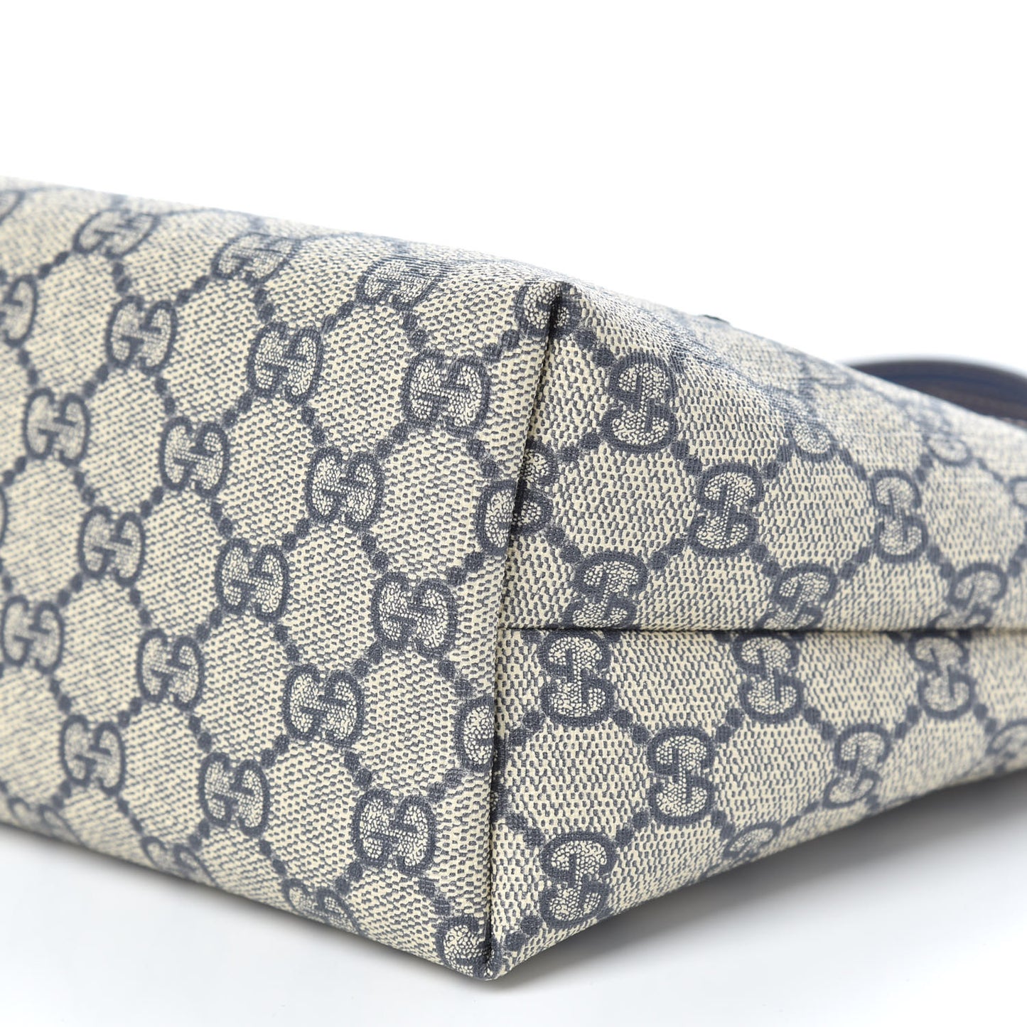 GG Supreme Monogram Childrens Crab Tote Navy