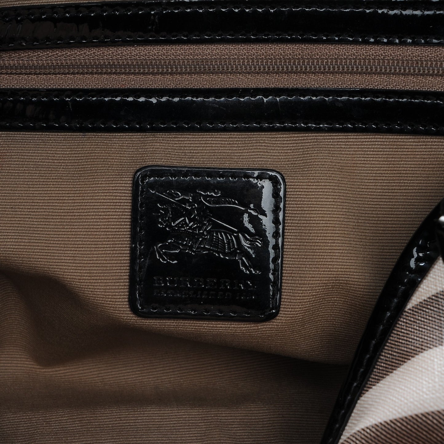 Supernova Check Regent Tote Black