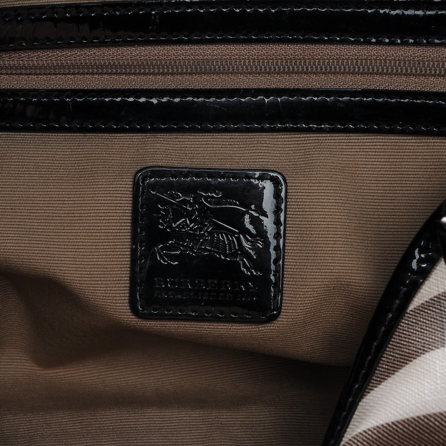 Burberry Supernova Check Regent Tote Black 6 of 9