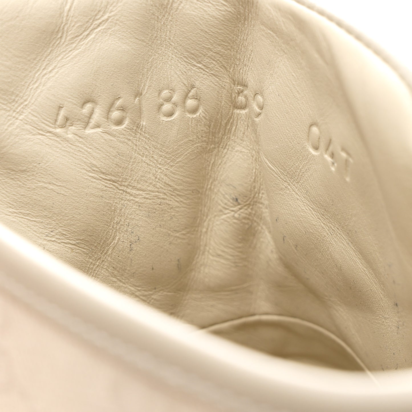 Washed Cotton GG Monogram Calfskin Womens High Top Sneakers 39 White Mystic White Great White