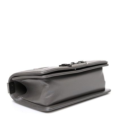 Chanel Galuchat Stingray Small Boy Flap Silver 3 of 10
