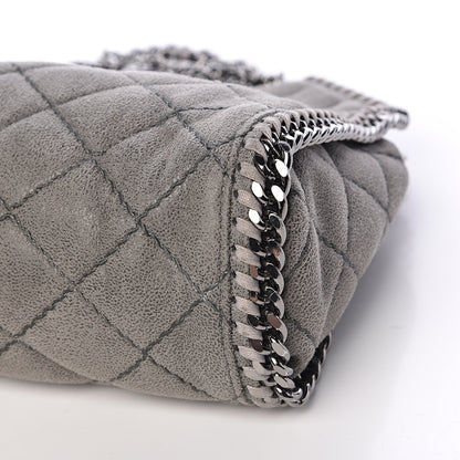 Stella McCartney Shaggy Deer Quilted Mini Falabella Tote Grey 12 of 12