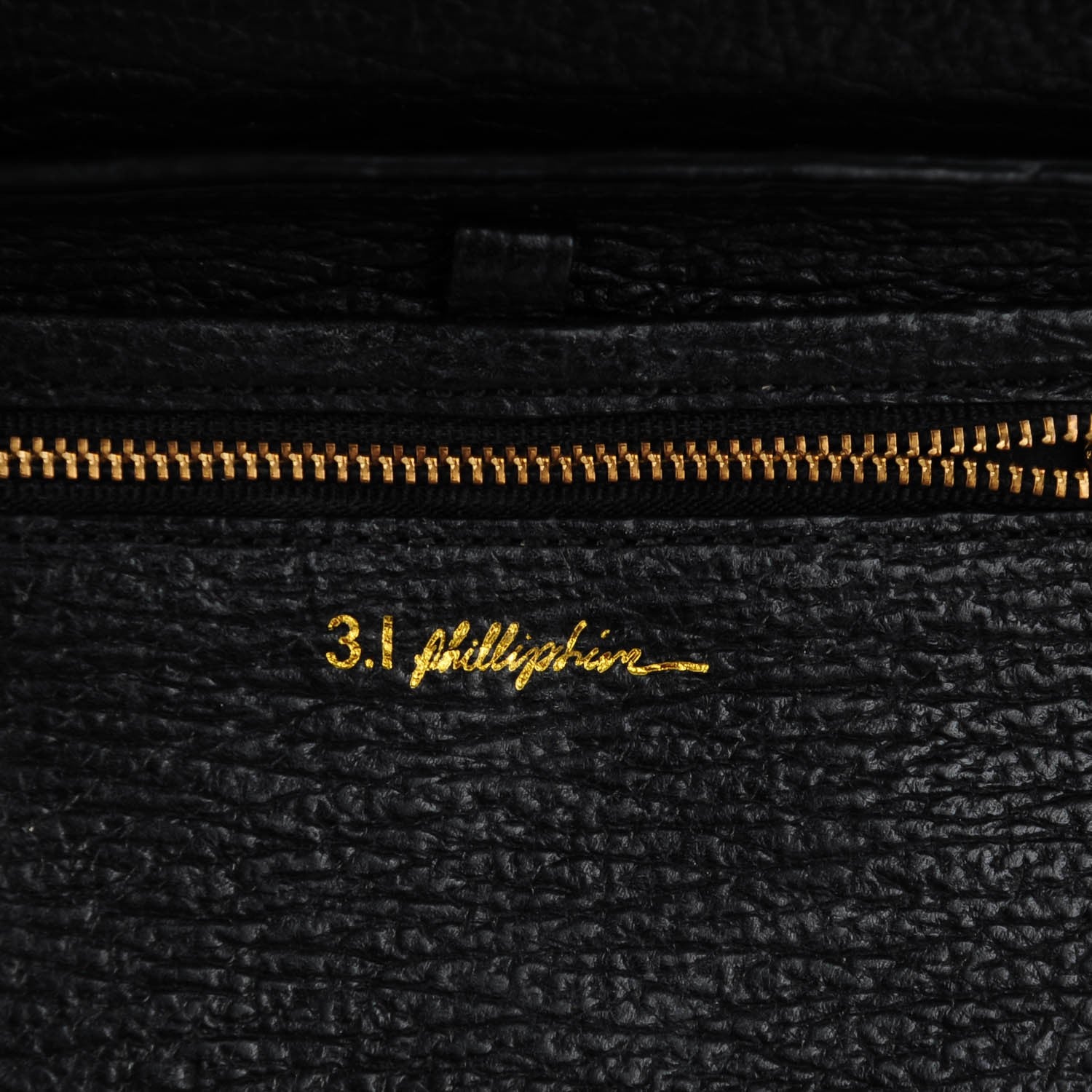 3.1 Phillip Lim 3.1 Textured Calfskin Mini Pashli Satchel Black 6 of 9
