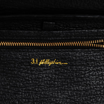 3.1 Phillip Lim 3.1 Textured Calfskin Mini Pashli Satchel Black 6 of 9