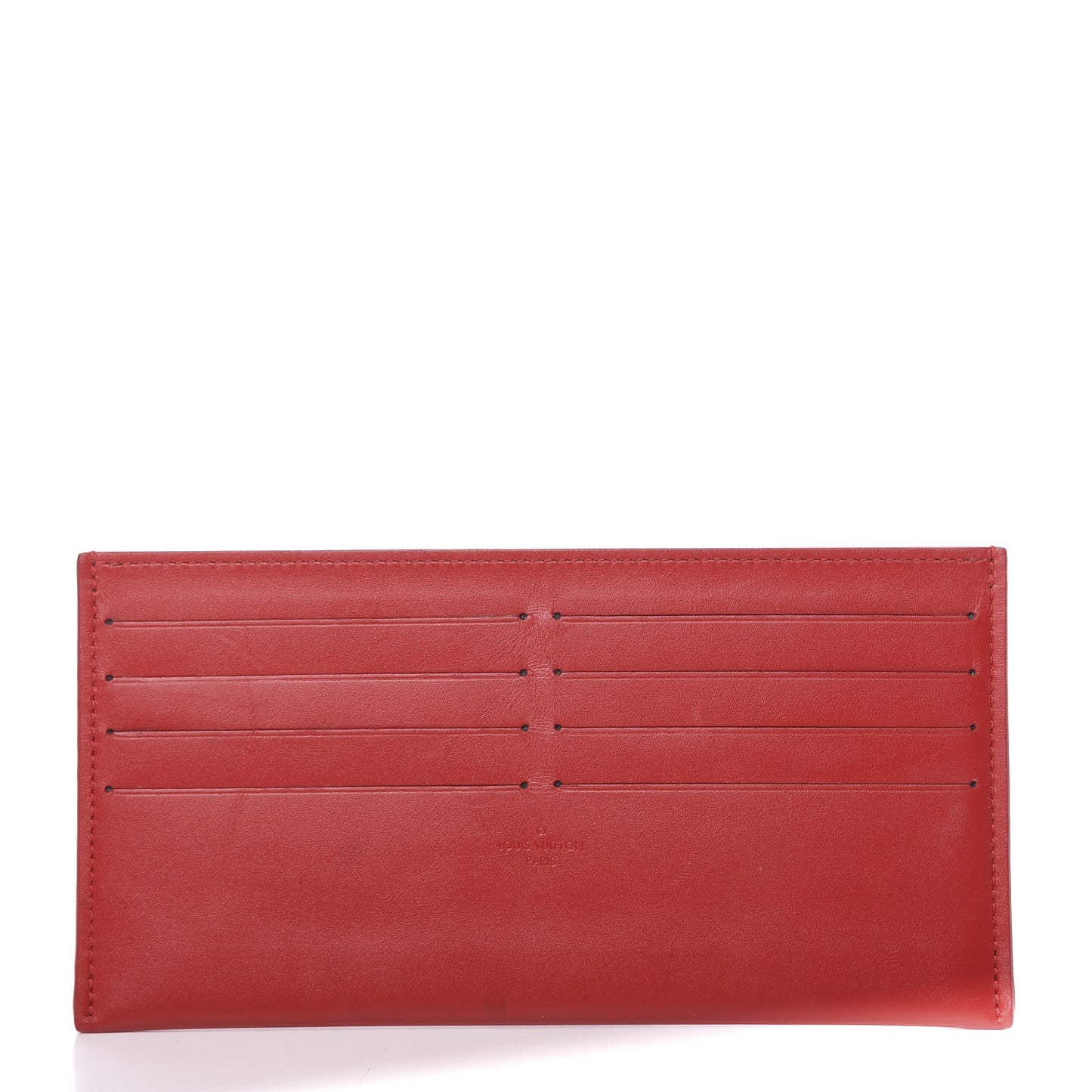 Calfskin Felicie Card Holder Insert Cherry