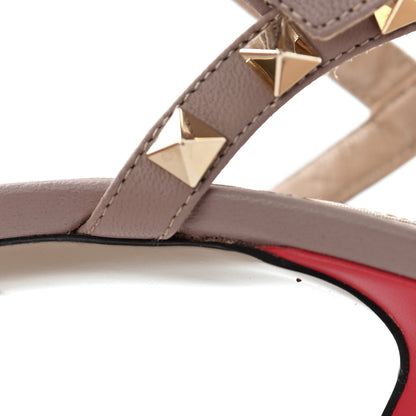 Valentino Garavani Nappa Rockstud Ankle Strap 65mm Pumps 37.5 Fragola Poudre 10 of 11
