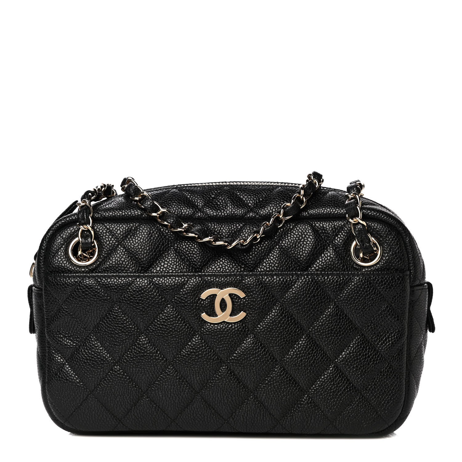 Chanel Caviar Quilted Camera Case Black 1 of 11