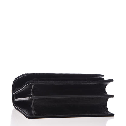 Saint Laurent Velvet Small Monogram Sunset Black 4 of 6