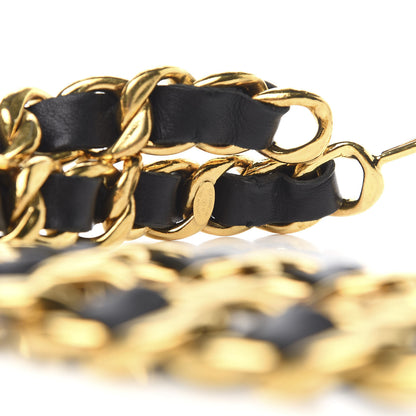 Chanel Lambskin Chain CC Medallion Belt Black Gold 4 of 4