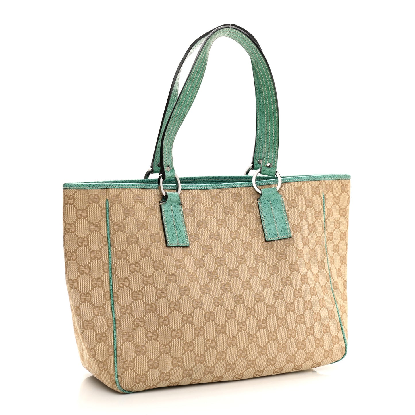 Monogram Shoulder Bag Turquoise