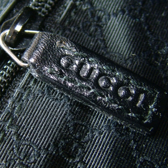 Gucci Leather Embossed Jackie O Hobo Black 8 of 8