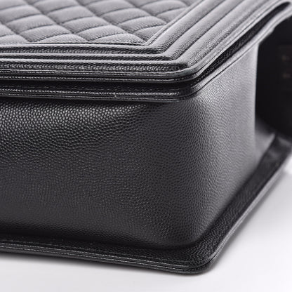 Chanel Caviar Quilted New Medium Boy Flap Black 9 of 12