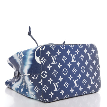 Louis Vuitton Monogram Escale Neonoe MM Blue 4 of 10
