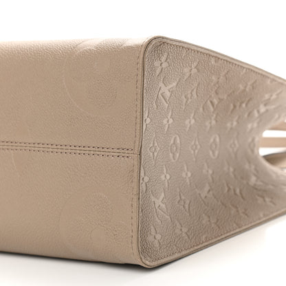 Louis Vuitton Empreinte Monogram Giant Onthego MM Tourterelle 10 of 11