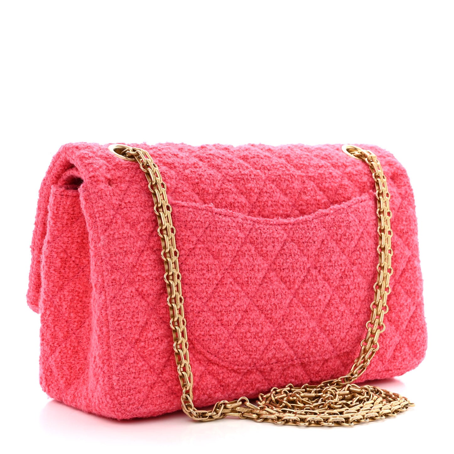 Wool Tweed Quilted 2.55 Reissue 225 Flap Pink