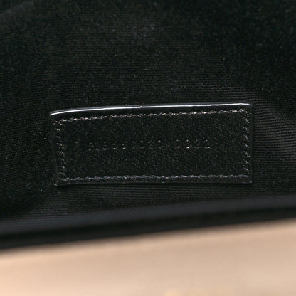 Saint Laurent Grain De Poudre Textured Mixed Matelasse Triquilt Monogram Clutch Dark Beige 7 of 11