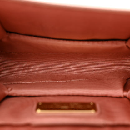 Salvatore Ferragamo Hammered Calfskin Mini Vara Bow Crossbody Bag Pink 5 of 16
