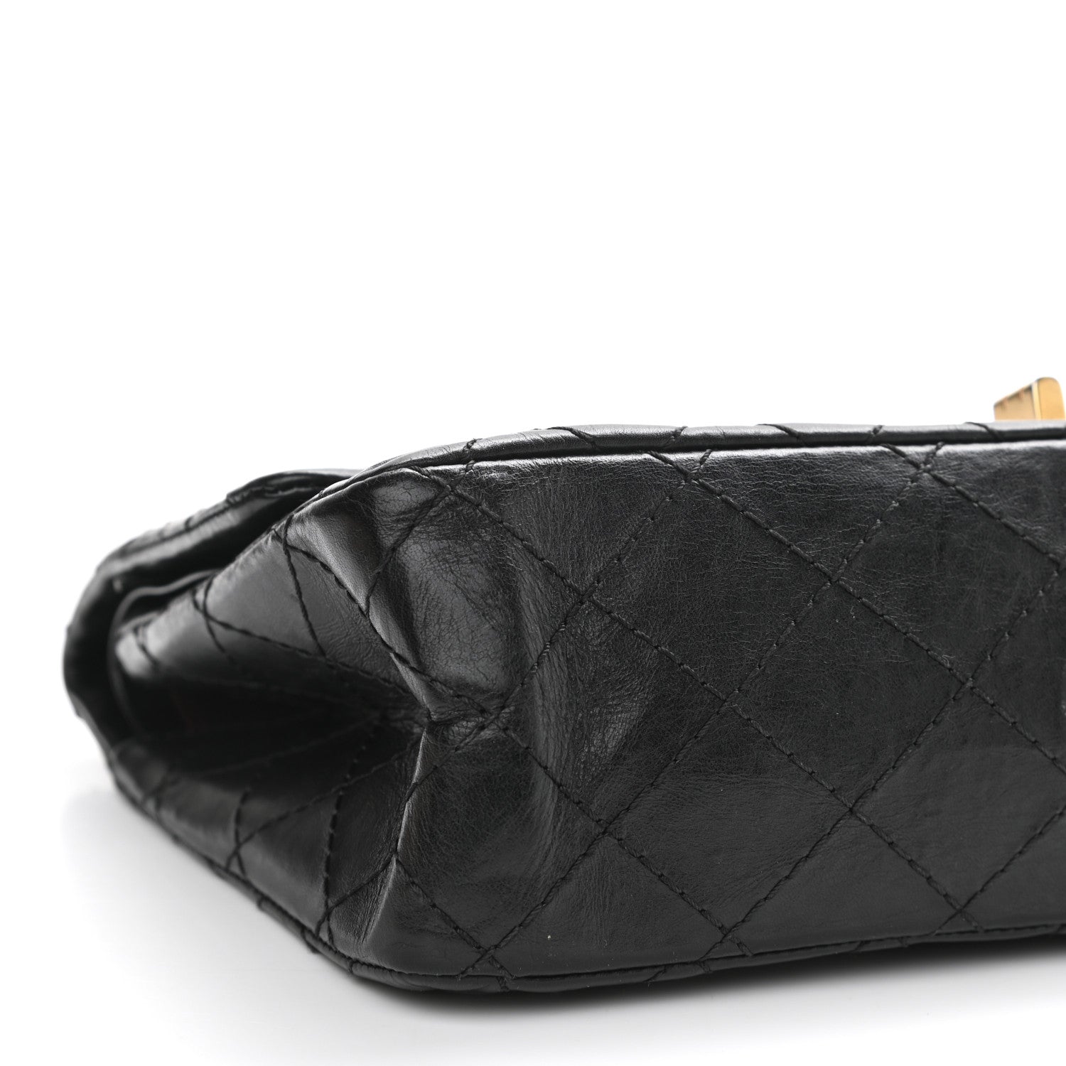 Chanel Aged Calfskin Quilted 2.55 Reissue 225 Flap Black 9 of 12