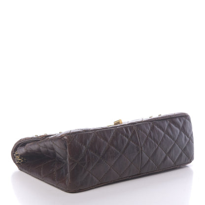 Chanel Aged Calfskin Quilted 2.55 Paris Shanghai Reissue 226 Flap Brown 4 of 12