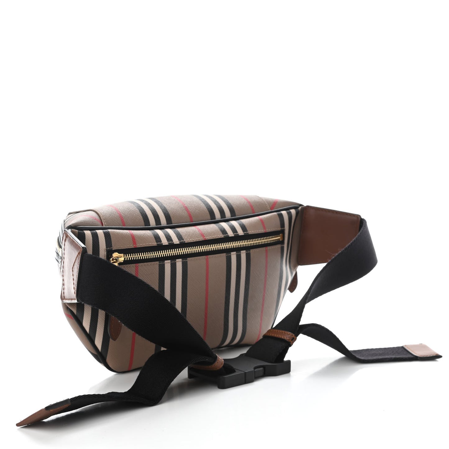 E-Canvas Icon Stripe Sonny Bum Bag Archive Beige