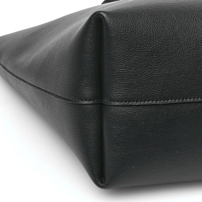 Saint Laurent Calfskin Large Shopping Tote Black 10 of 11