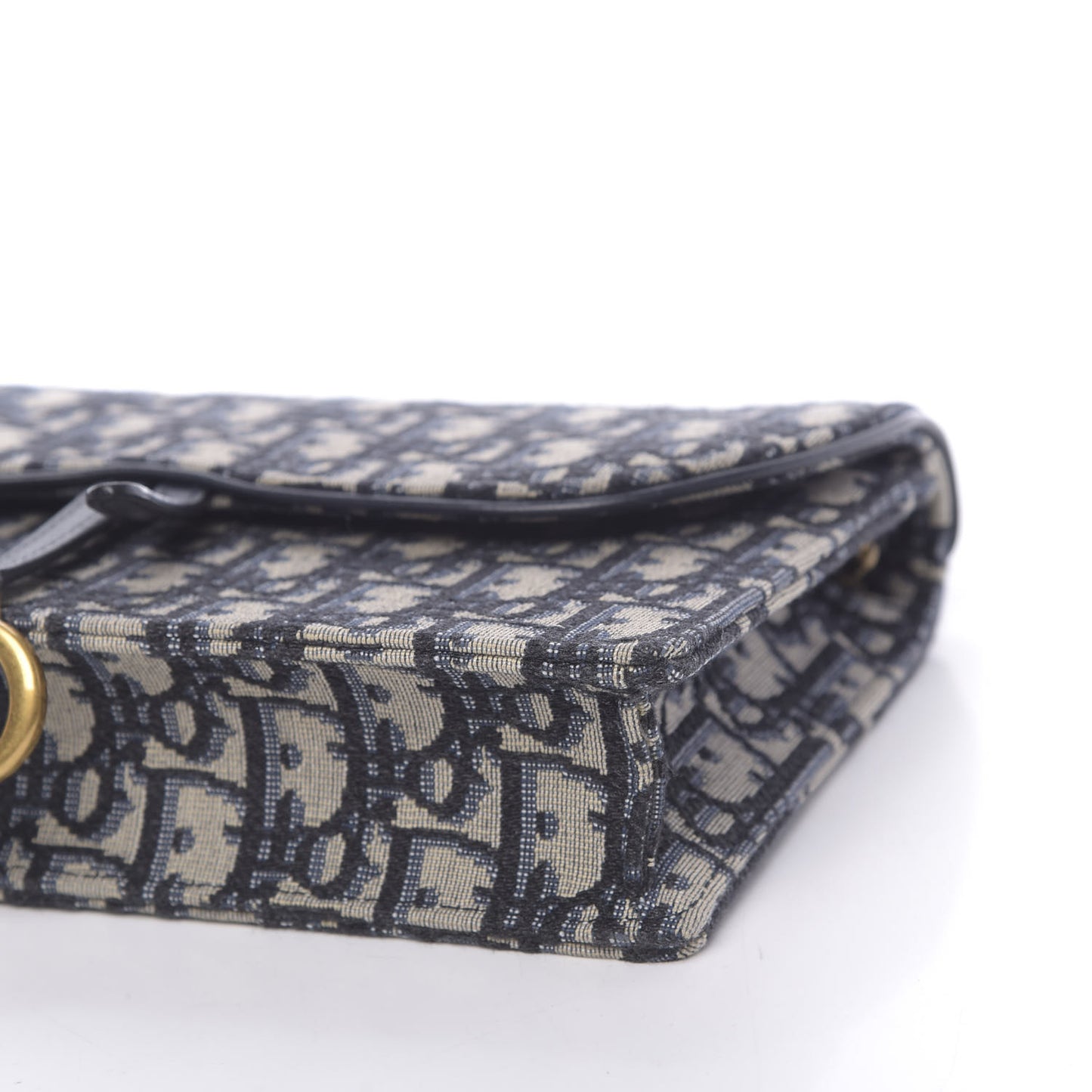 Oblique Saddle Chain Pouch Blue