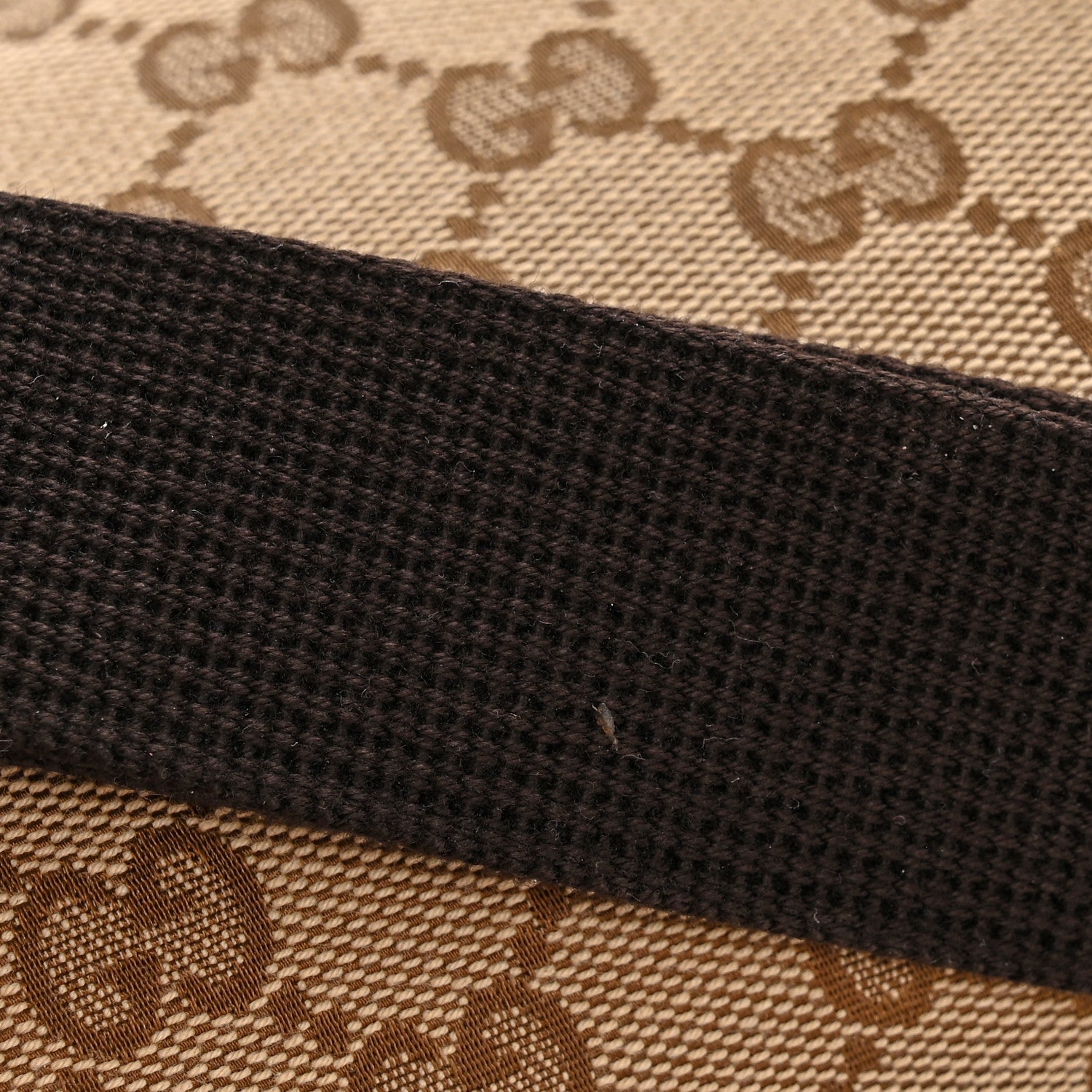 Gucci Monogram Belt Bag Dark Brown 11 of 12