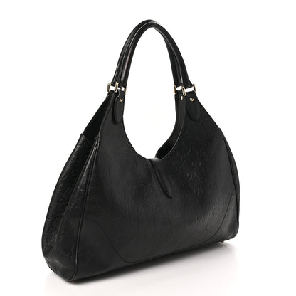 Gucci Guccissima Medium Jackie O Hobo Black 2 of 10
