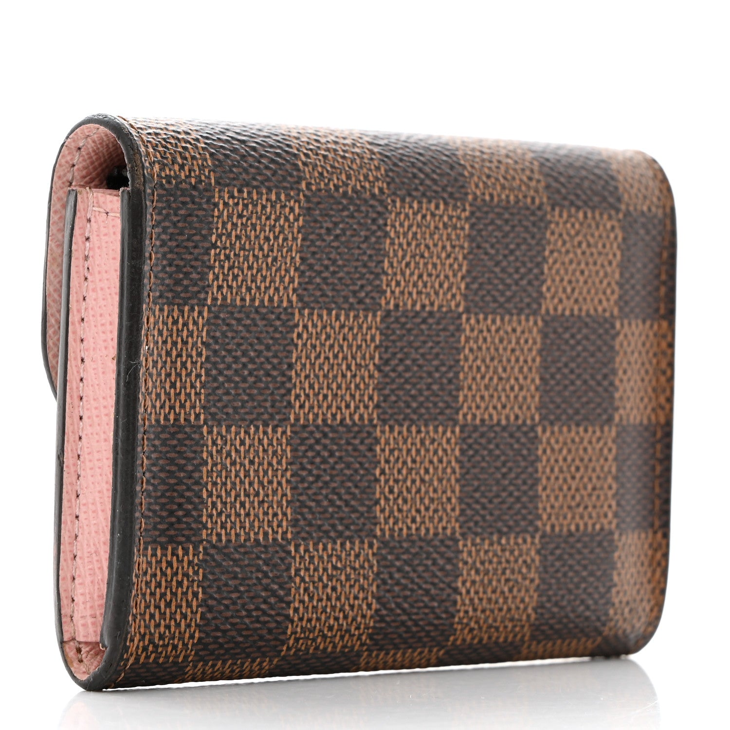 Louis Vuitton Damier Ebene Rosalie Coin Purse Rose Ballerine 3 of 8