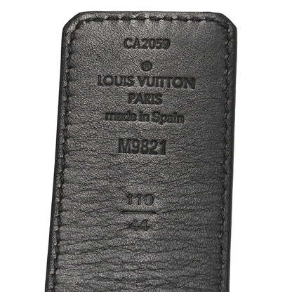 Louis Vuitton Monogram Calfskin 40mm LV Initiales Reversible Belt 110 44 Black 5 of 5