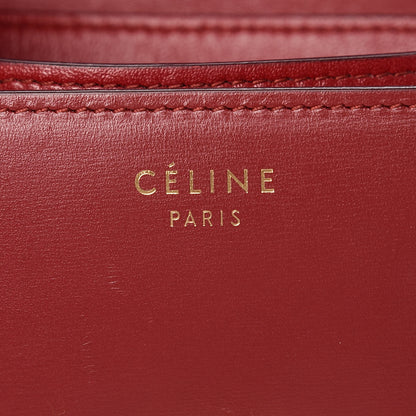 Celine Smooth Calfskin Small Classic Box Flap Bag Red 6 of 13
