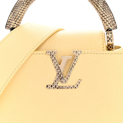 Louis Vuitton Taurillon Snakeskin Mini Capucines Banane 7 of 13