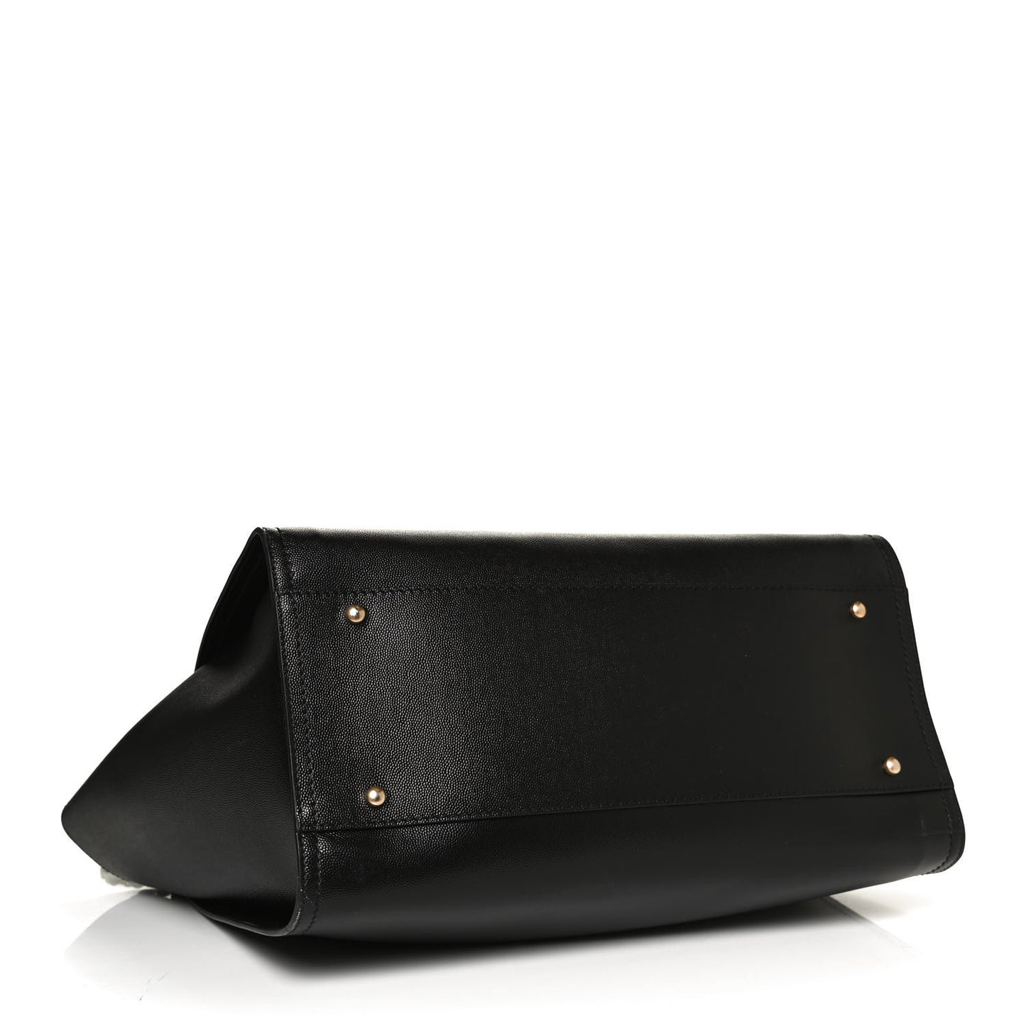 Caviar Medium Studded Deauville Tote Black