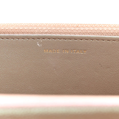 Chanel Iridescent Caviar Quilted Wallet On Chain WOC Beige 9 of 13