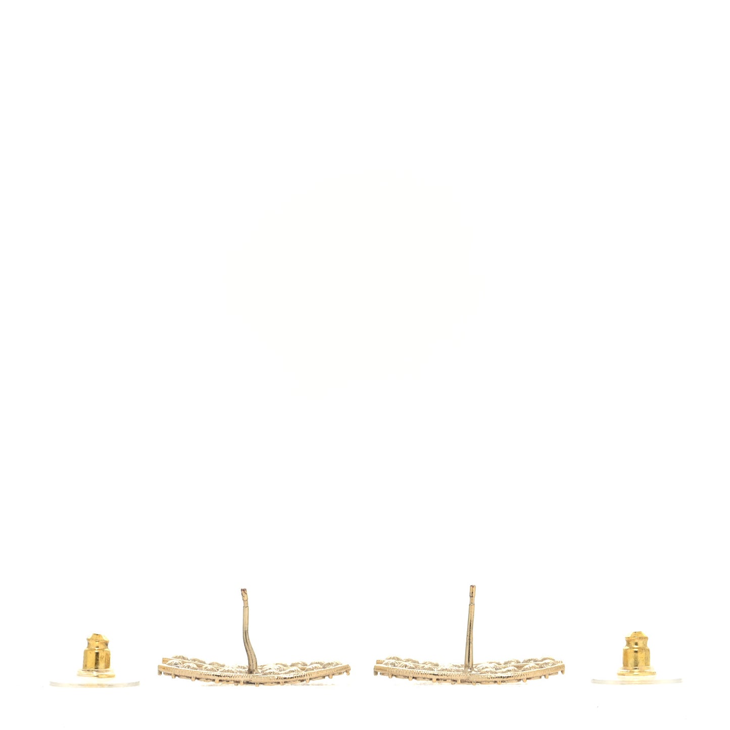 Crystal CC Earrings Gold