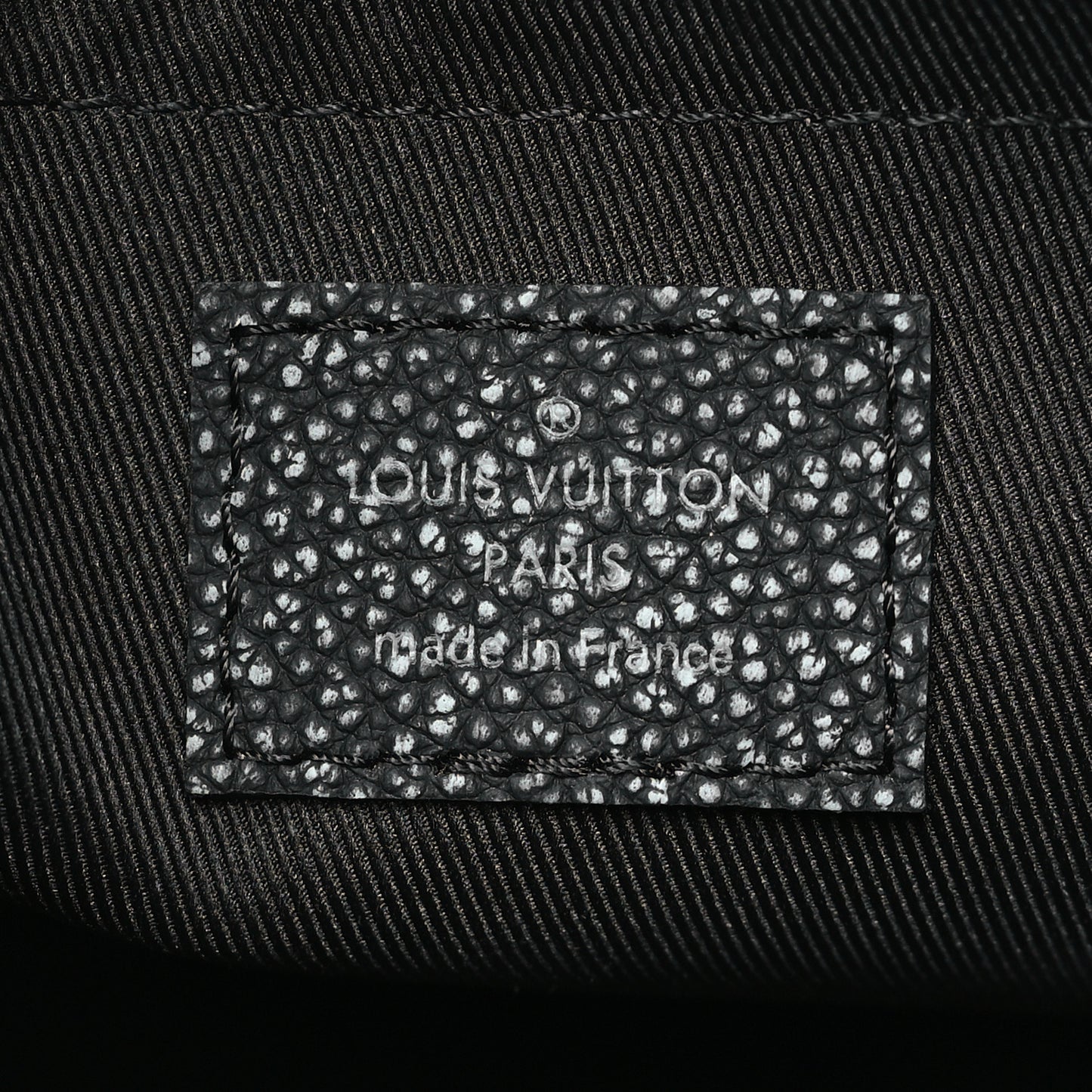 Cowhide Faded Monogram City Keepall Charcoal