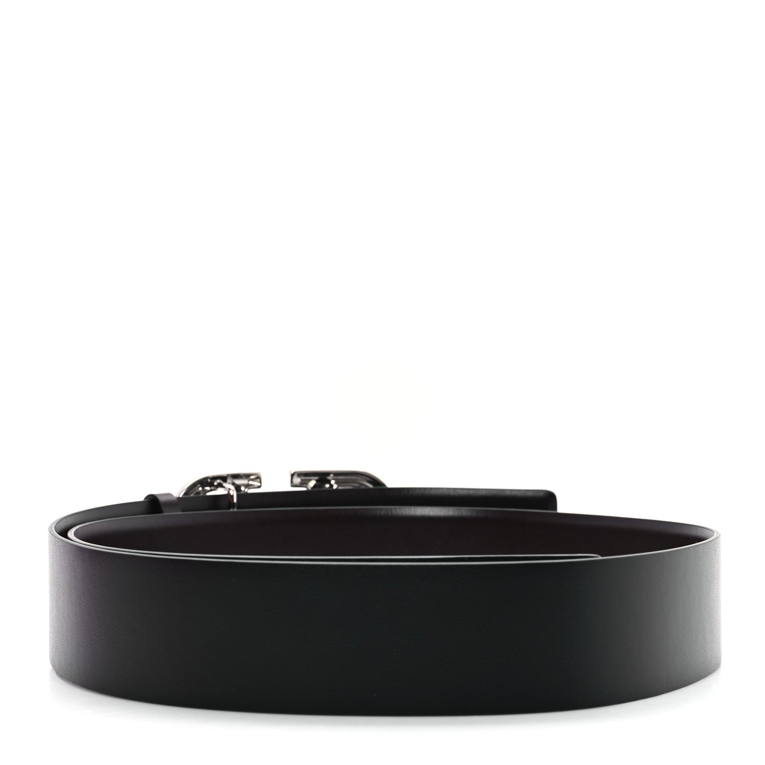 Valentino Garavani Calfskin VLogo Signature 40mm Belt 85 34 Black 2 of 6