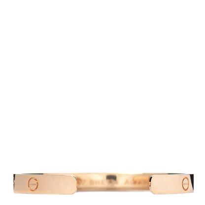 Cartier 18K Yellow Gold LOVE Cuff Bracelet 17 3 of 4