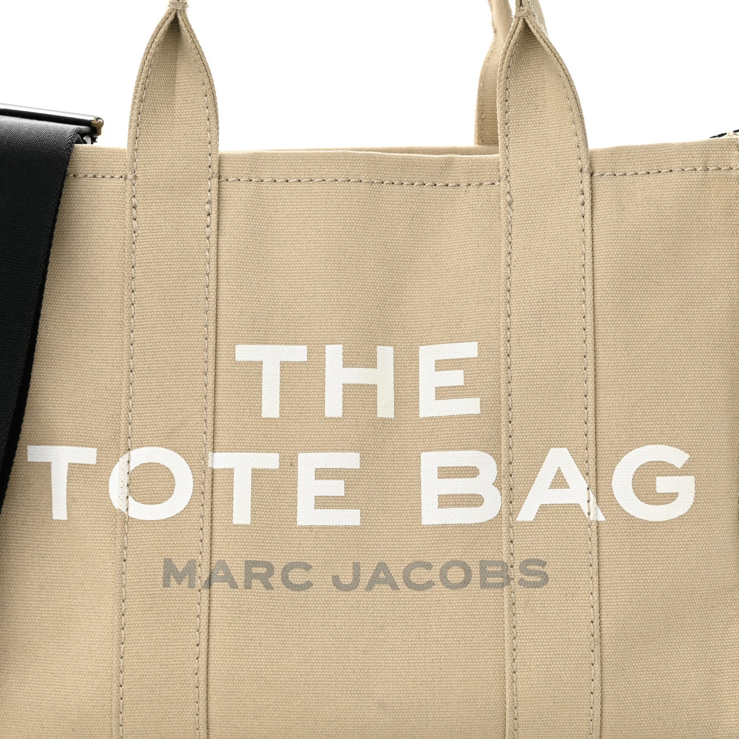Cotton Canvas Medium The Traveler Tote Bag Beige