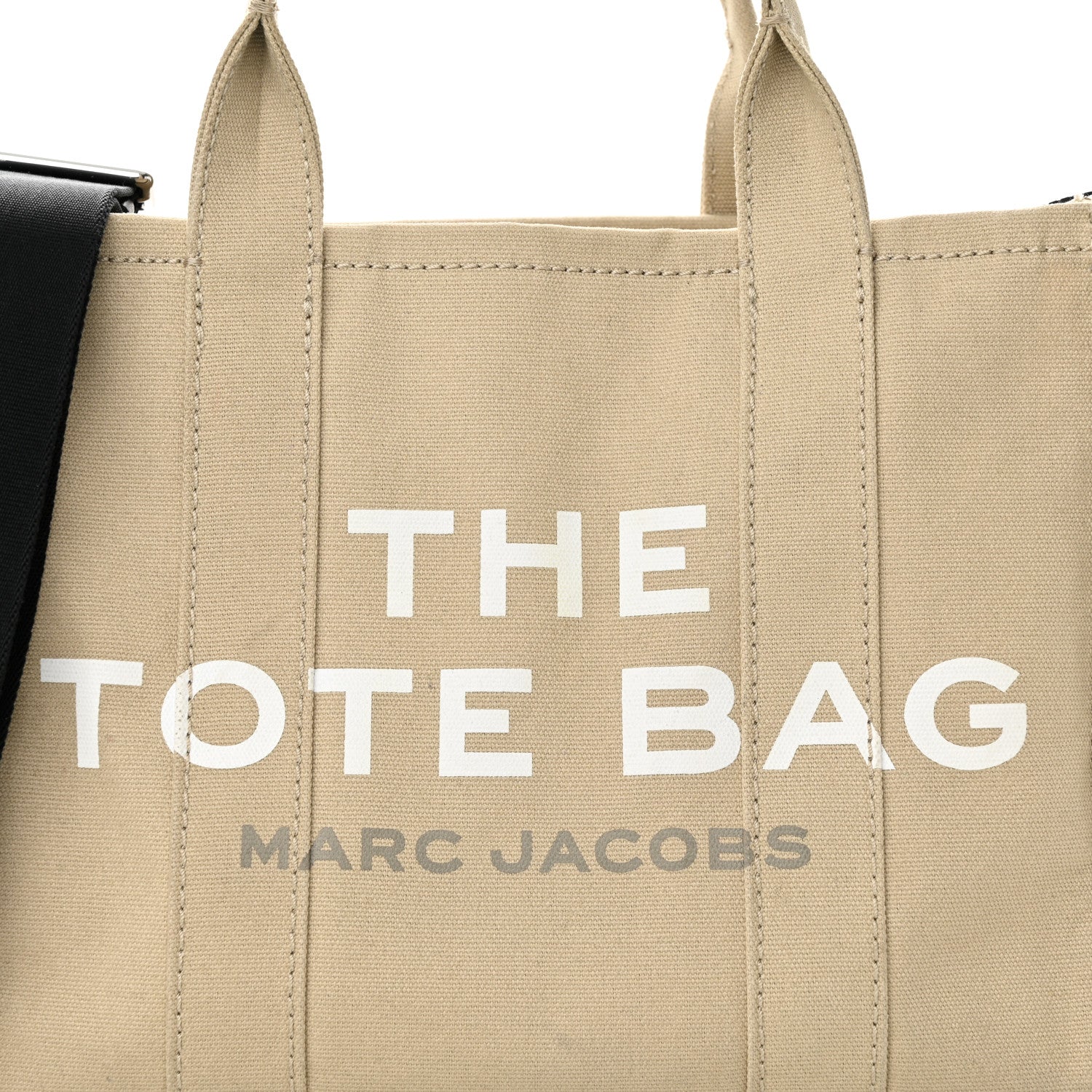 Marc Jacobs Cotton Canvas Medium The Traveler Tote Bag Beige 8 of 15