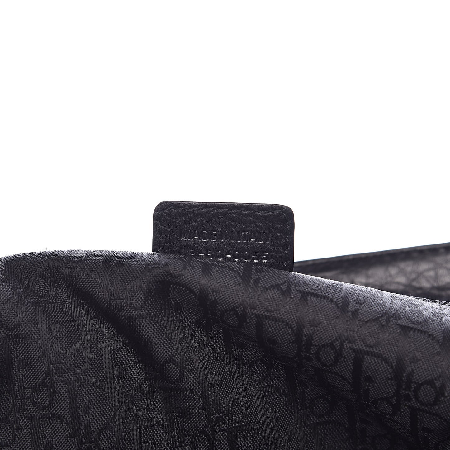 Calfskin Cannage Shoulder Bag Black