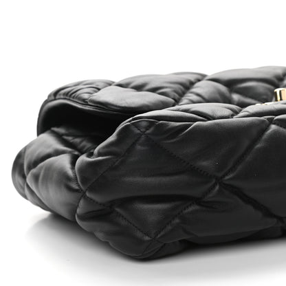 Chanel Calfskin Quilted Large Bubbly Flap Black 8 of 9